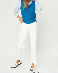 Femme Galeries Lafayette Pulls^Pull sans manches en Maille mélangée Fido bleu moyen