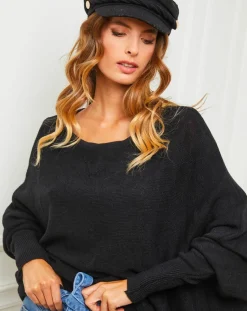 Femme Fleur de cachemire Pulls^Pull Sarah noir