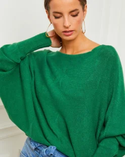 Femme Fleur de cachemire Pulls^Pull Sarah vert