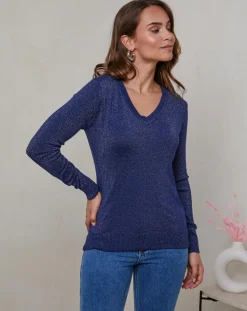 Femme Soft Cashmere Pulls^Pull Senda marine