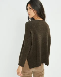 Pull Seven moka-Lauren Vidal Outlet