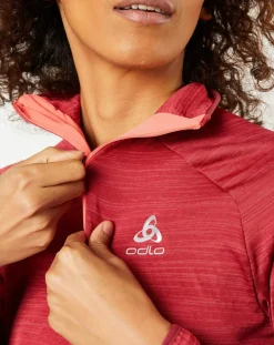 Femme Odlo Pulls^Pull technique Run Easy Warm rouge