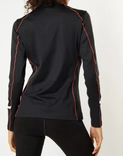 Pull technique zip Sengg noir/blanc/rose-Odlo New