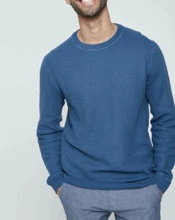 Pull Textured bleu moyen-Dockers Outlet
