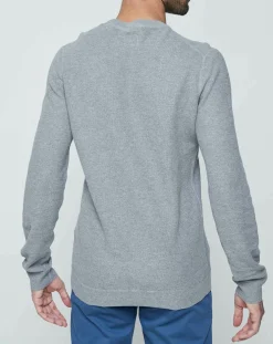 Homme Dockers Pulls^Pull Textured gris