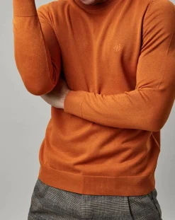 Pull Uni Coton Organic orange-Marc O'Polo
