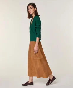 Femme Rodier Pulls^Pull Valentine 100% Laine Cache-Cœur vert anglais