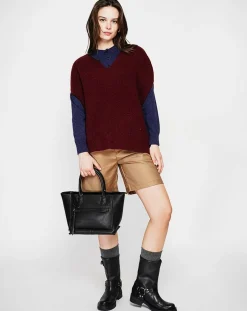 Femme Cachemire & Jo Pulls^Pull Victoire bordeaux