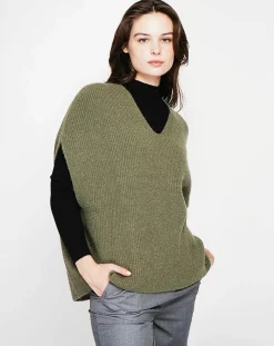 Femme Cachemire & Jo Pulls^Pull Victoire kaki