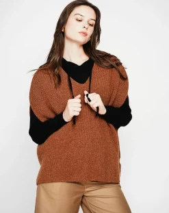Pull Victoire marron-Cachemire & Jo Online