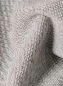 Pull Yvonne 100% laine sans manches col montant gris clair-Rodier Clearance
