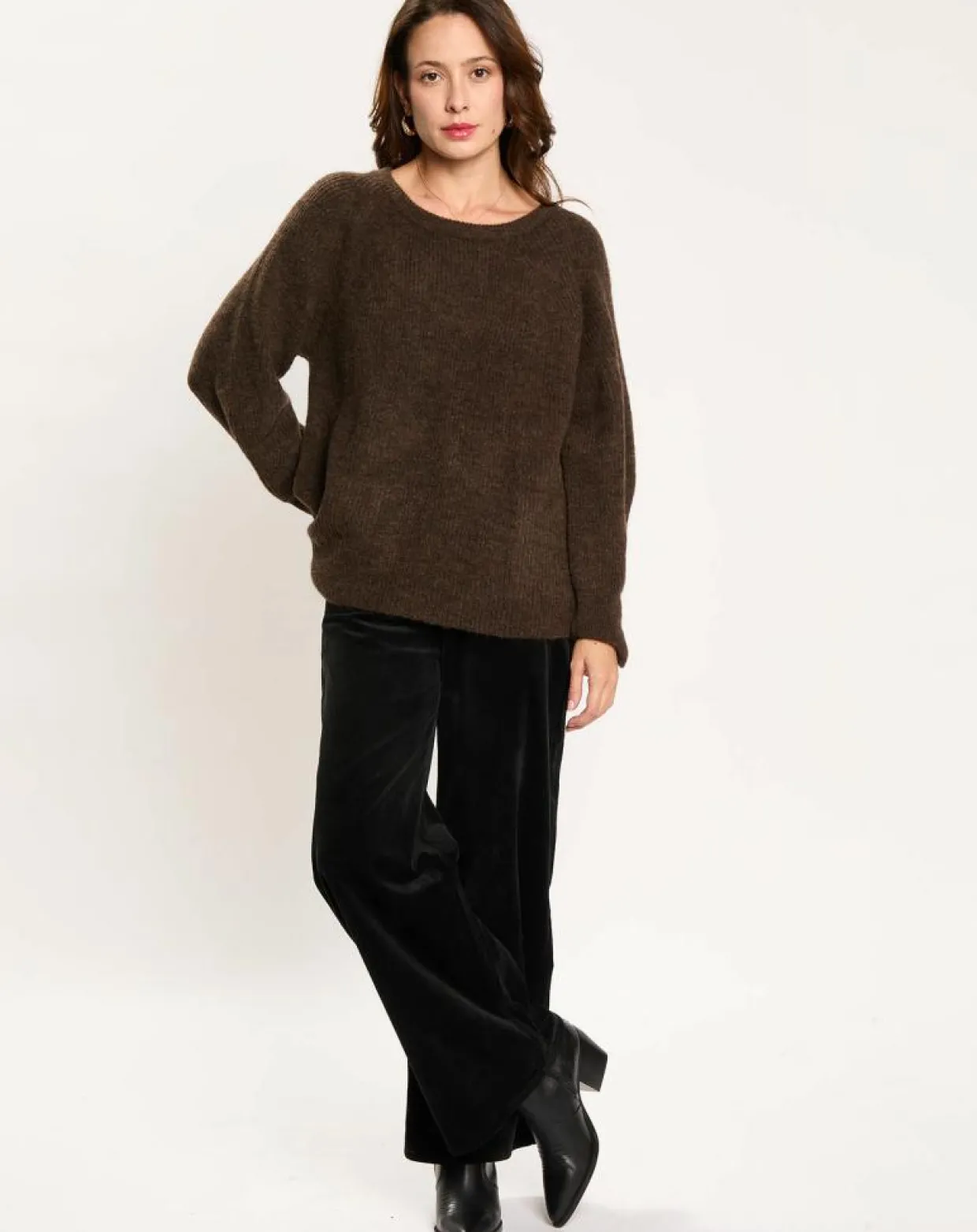Pull Zana café-Lauren Vidal Sale