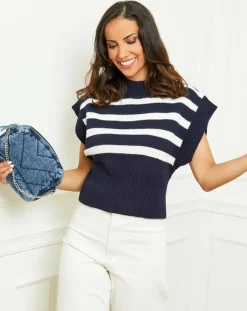 Femme Le Comptoir de la Maille Pulls^Pull Zaza marine