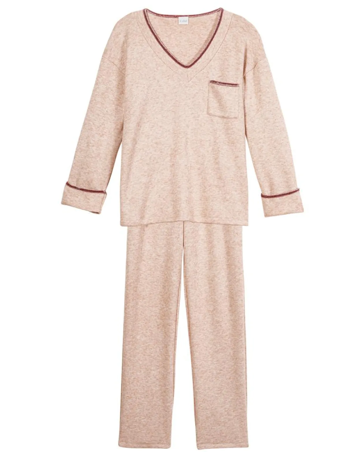 Femme Le Chat Lingerie, Nuit^Pyjama Alpaga beige rose