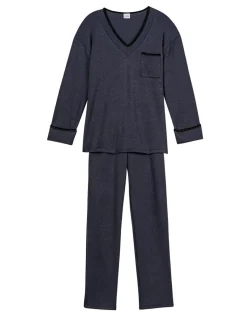 Femme Le Chat Lingerie, Nuit^Pyjama Alpaga marine