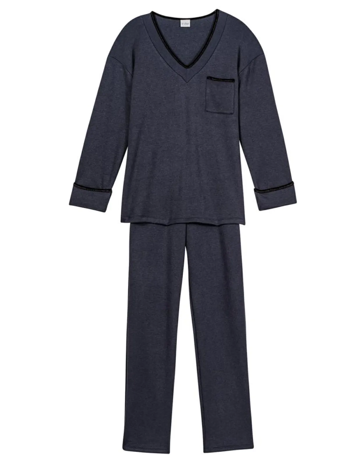 Femme Le Chat Lingerie, Nuit^Pyjama Alpaga marine