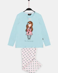 Enfant Santoro Gorjuss Fille^Pyjama Casse-Noisette bleu