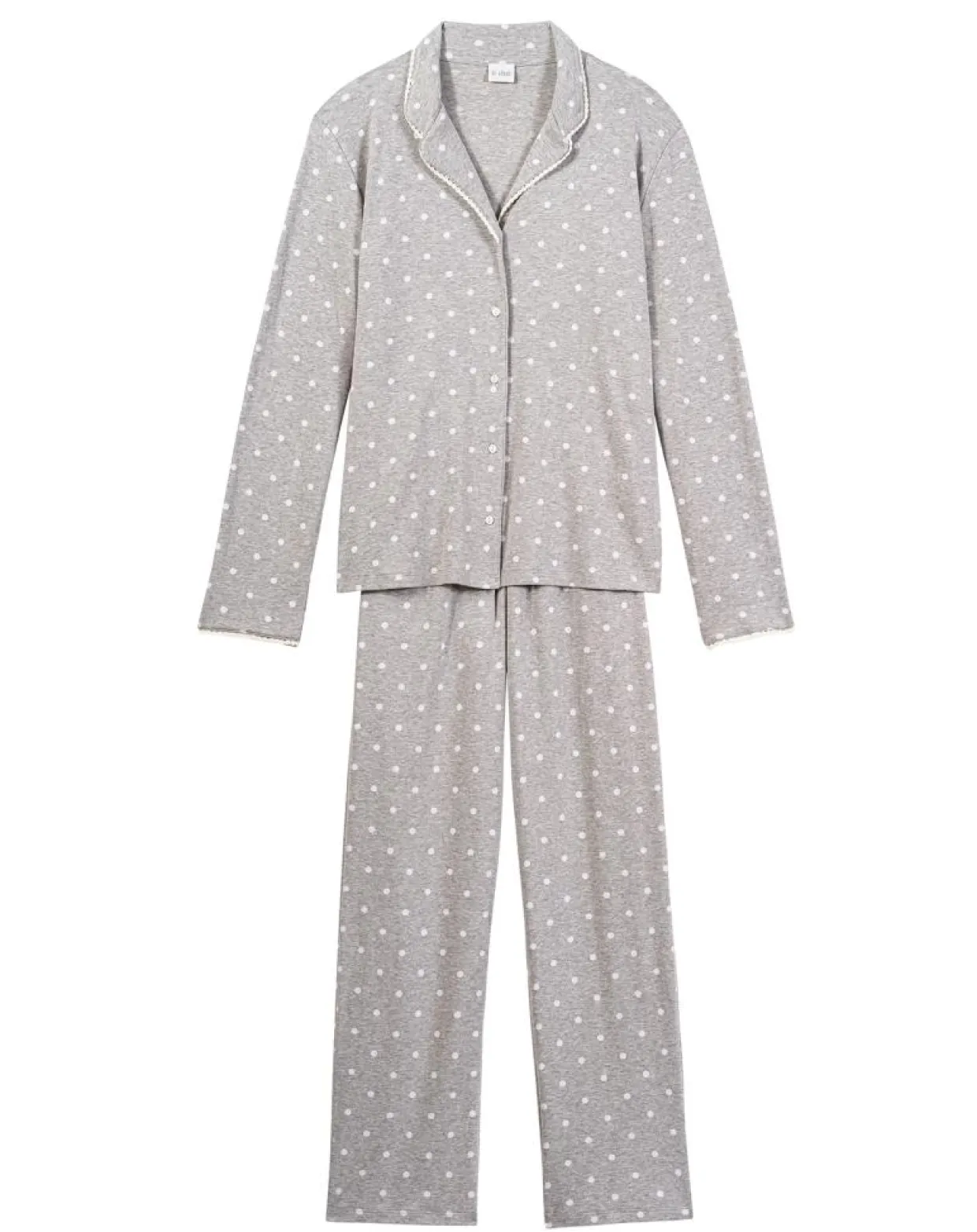 Femme Le Chat Lingerie, Nuit^Pyjama Chamade gris chiné