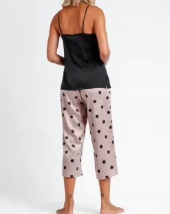 Femme Admas Classic Lingerie, Nuit^Pyjama Débardeur & Pantalon Jiya noir/rose