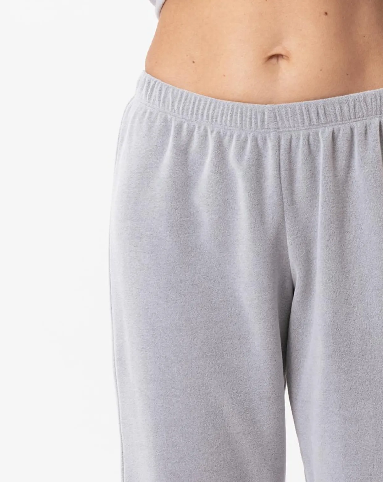 Femme Le Chat Lingerie, Nuit^Pyjama en micropolaire Douce gris chiné
