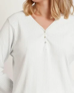 Femme Admas Lingerie, Nuit^Pyjama French Garden B vert d'eau