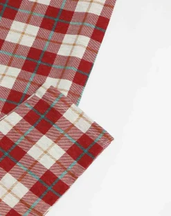 Pyjama haut à manches longues & pantalon gris/rouge-Admas Discount