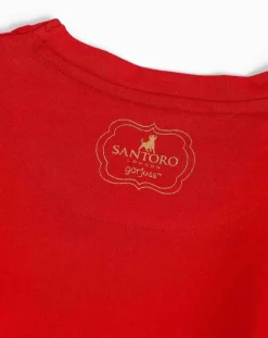 Pyjama haut à manches longues & pantalon rouge/gris-Santoro Gorjuss Best