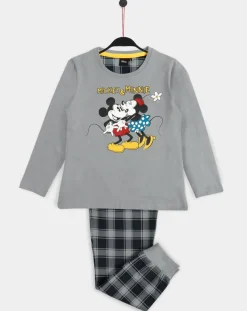 Enfant Disney 28 Fille^Pyjama Mickey gris