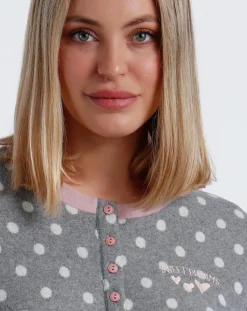 Pyjama Sweet Dots A gris chiné-Admas Best