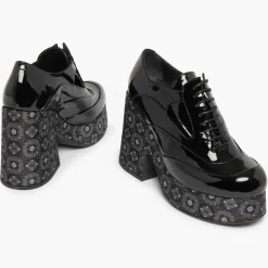 Femme Sonia Rykiel Richelieu^Richelieus en Cuir Anvillar noirs - Talon 11 cm