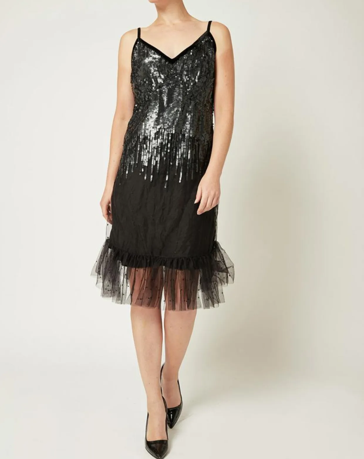Femme Manoush Robes^Robe Paillettes noire