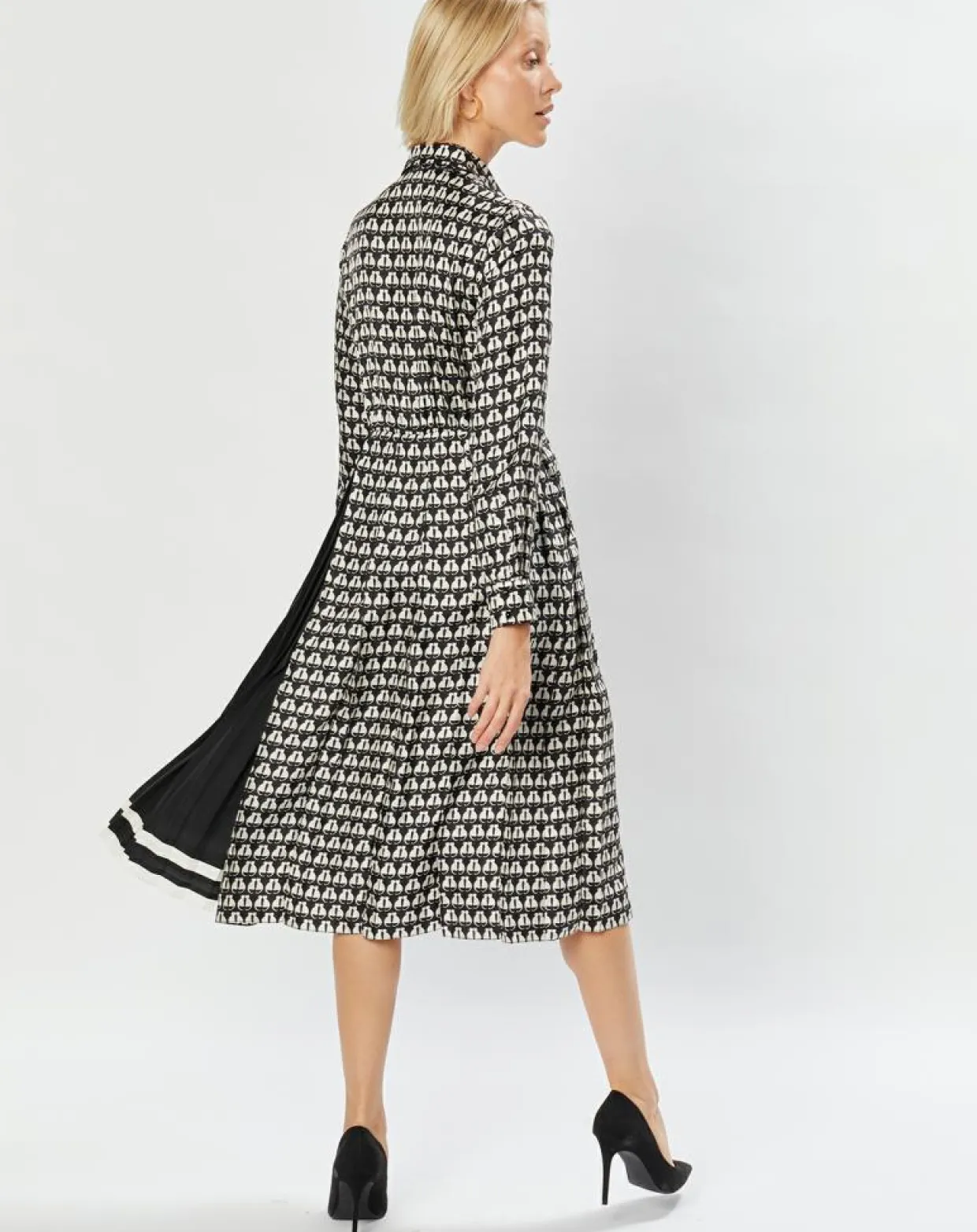 Robe 100% Soie Pevera noire-MaxMara