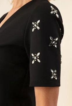 Robe Alfie noir-Bleu Blanc Rouge Hot