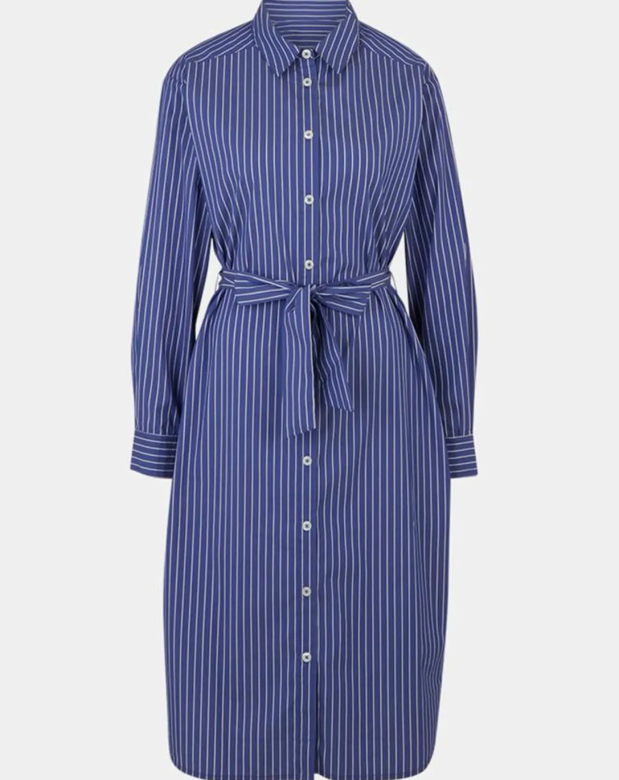 Robe Alix rayée blanc/bleu-Jodhpur Outlet