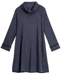 Femme Le Chat Robes^Robe Alpaga marine