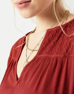 Robe Angèle bordeaux-See u Soon New