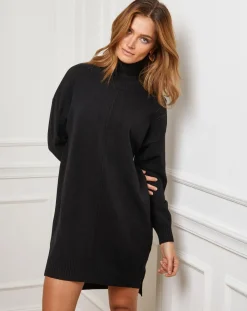 Femme Fleur de cachemire Robes^Robe Anna noire