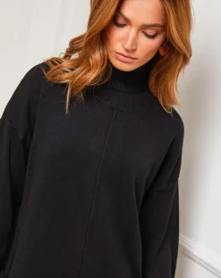 Femme Fleur de cachemire Robes^Robe Anna noire