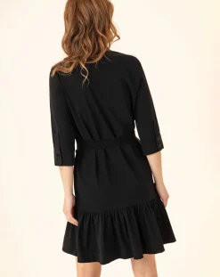 Robe avec Ceinture Sari noire-Indies Best