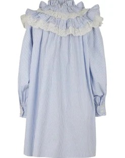 Femme Manoush Robes^Robe Baby Sailor rayée bleue