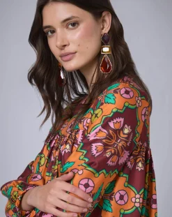 Femme Manoush Robes^Robe Babydoll Jaipur unique multicolore