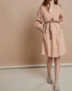 Femme Mare di Latte Robes^Robe Bali beige rosé