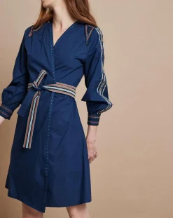 Femme Mare di Latte Robes^Robe Bali bleue