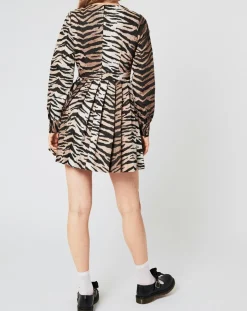 Femme Manoush Robes^Robe Belle de Jour imprimée marron