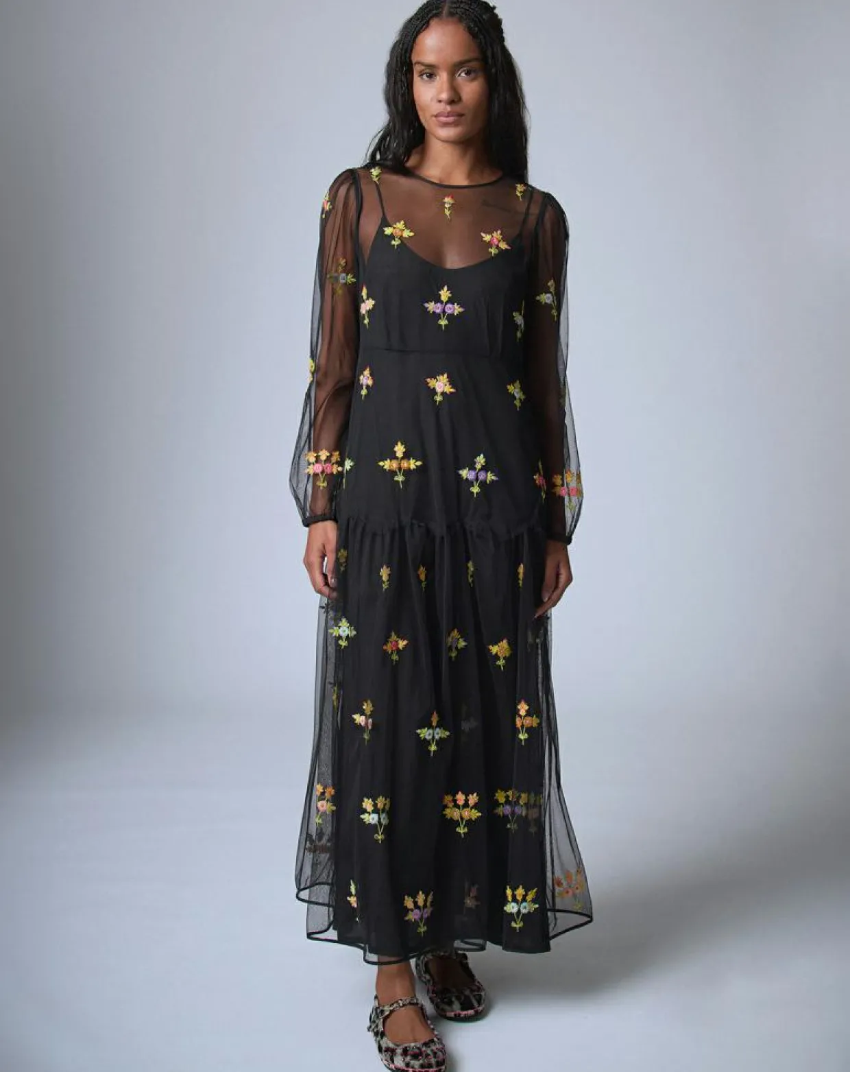 Femme Manoush Robes^Robe Bloom Romance noire