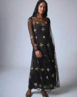 Femme Manoush Robes^Robe Bloom Romance noire
