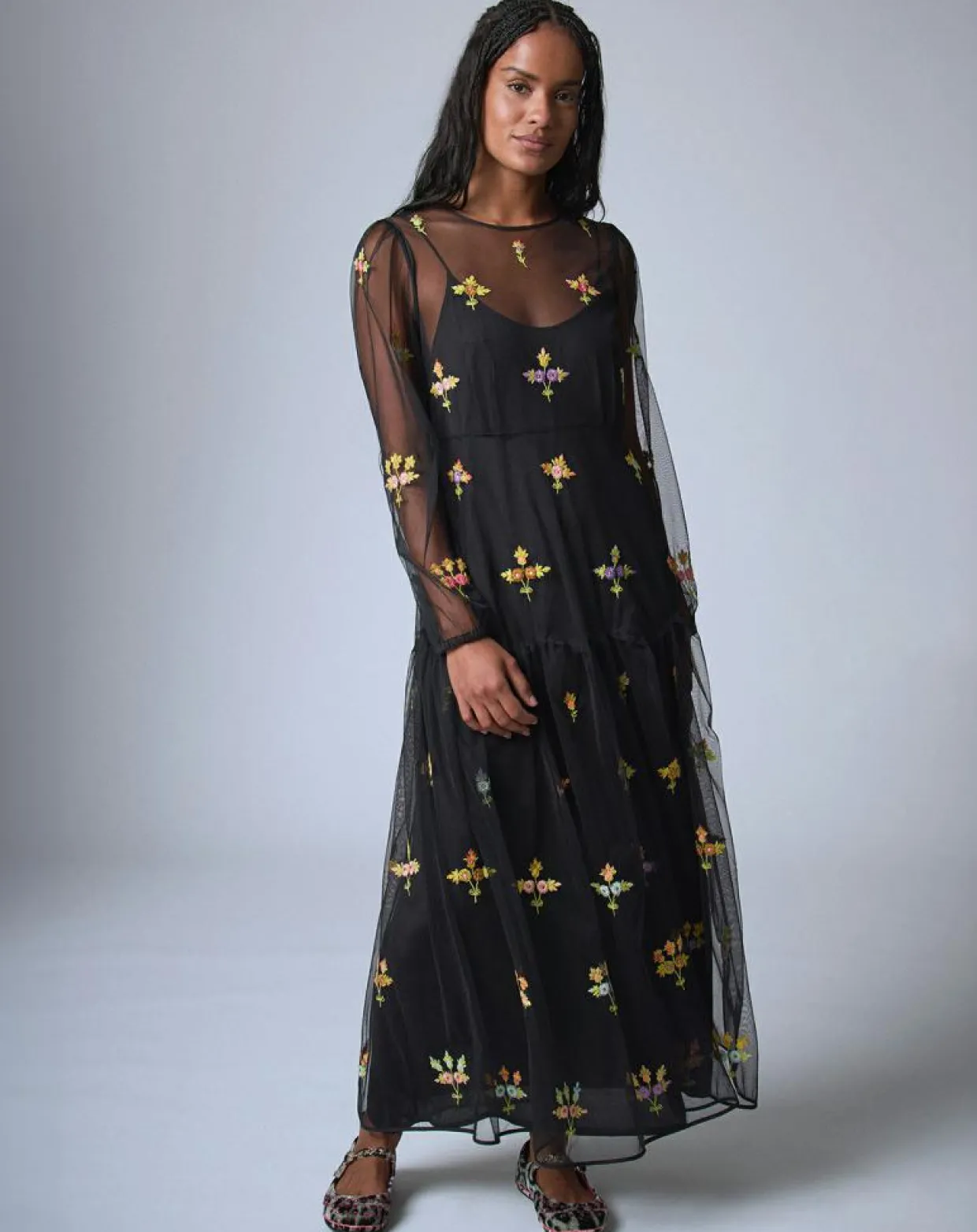 Femme Manoush Robes^Robe Bloom Romance noire