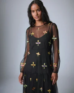 Femme Manoush Robes^Robe Bloom Romance noire