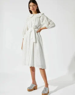 Femme Manoush Robes^Robe Broderie blanche