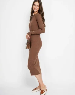 Femme Assuili Robes^Robe Cecile marron